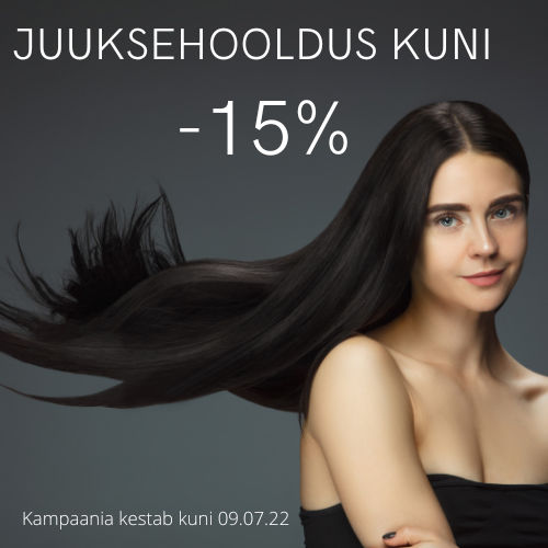 juuksehooldus -15%