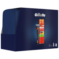 Gillette Fusion Proglide Flexball komplekt (Raseerija teraga + Geel 200 ml + kott)