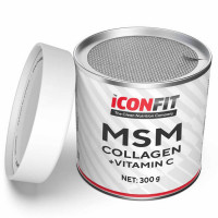 ICONFIT MSM Collagen + Vitamiin C, Jõhvika (300 g)