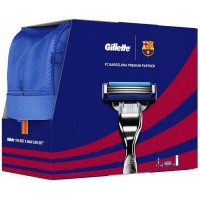 Gillette Mach3 Barcelona komplekt (Raseerija + 5 lisatera + geel (75 ml) + kott)