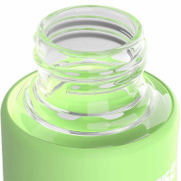 Prozis Mantra silikoonkattega klaaspudel, Heleroheline (550 ml)
