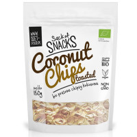 Diet Food Bio Coconut Chips Toasted orgaanilised röstitud kookosekrõpsud (150 g), parim enne 10.09.21