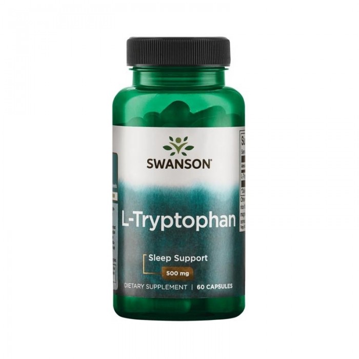 Swanson L-Tryptophan, 500mg (60 kapslit)
