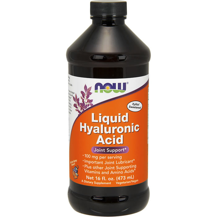 NOW Liquid Hyaluronic Acid hüaluroonhape vedelas vormis (473 ml)