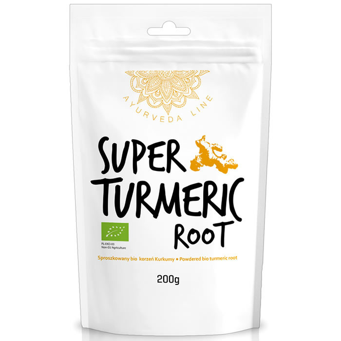Diet Food Bio Super Turmeric Root kurkumijuure pulber (200 g).