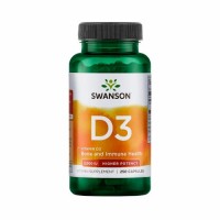 Swanson Vitamin D-3, 2000 IU (250 kapslit)