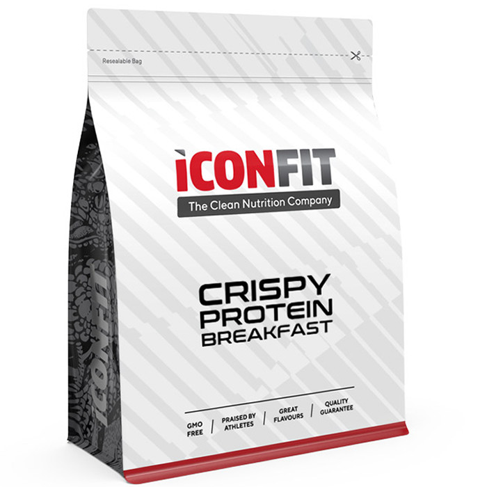 ICONFIT Crispy Protein Breakfast, Kookose-vaarika (500 g / 10 Toidukorda)