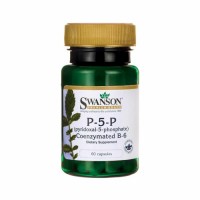 Swanson P-5-P (Pyridoxal-5-Phosphate) Coenzymated Vitamin B-6, 20mg (60 kapslit)