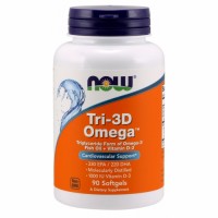 Now Foods Tri-3D Omega (90 pehme geeli kapslit)