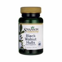 Swanson Black Walnut Hulls, 500mg (60 kapslit)