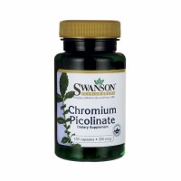 Swanson Chromium Picolinate, 200mcg (100 kapslit)