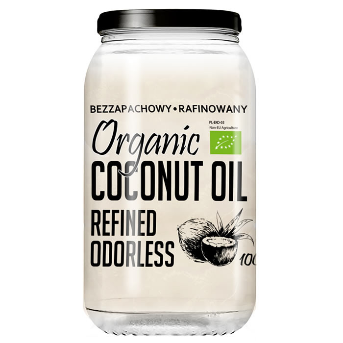 Diet Food Organic Coconut Oil Refined kookosõli (1000 ml)