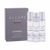 Chanel Allure Homme Sport Eau Extreme tualettvesi meestele (3x20ml)