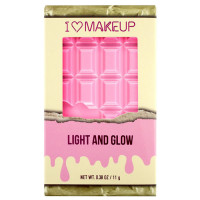 Makeup Revolution I Heart Makeup Light and Glow põsepuna ja valgustpeegeldav särapuuder (11 g)