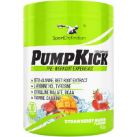 Sport Definition Pump Kick treeningeelne toode, Mango Strawberry (450 g)