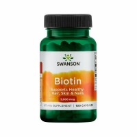 Swanson Biotin, 5000mcg (100 kapslit)