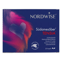Nordwise Südamesõber® Tensia® Sünergistlik toidulisand südametalitlusele (20 kapslit)