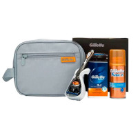 Gillette Fusion Proglide Flexball Cartridge + Gift Travel Bag komplekt
