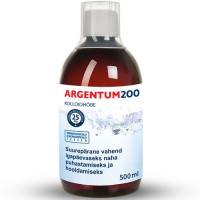 Kolloidhõbe Argentum 200, Purk (500 ml) parim enne 12.2021