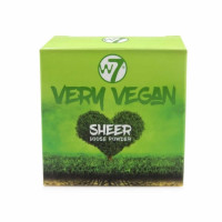 W7 Very Vegan Sheer tolmpuuder, Translucent (5 g)
