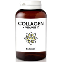 Diet Food Collagen + Vit C 300 mg kollageeni kapslid C vitamiiniga (200 tk). Parim enne 30.06.2022