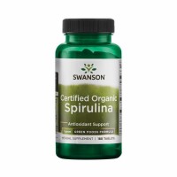 Swanson Spirulina Organic (180 tabletti)