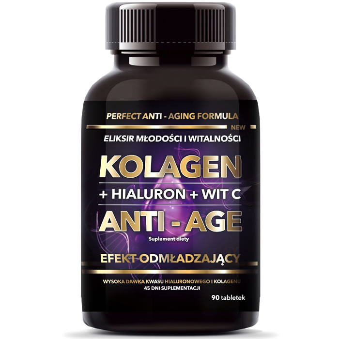 Intenson Anti Age Kollageen + vit C + hüaluroon tabletid (90 tk)