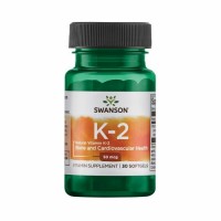 Swanson Vitamin K-2 - Natural, 50mcg (30 pehmet geeli)