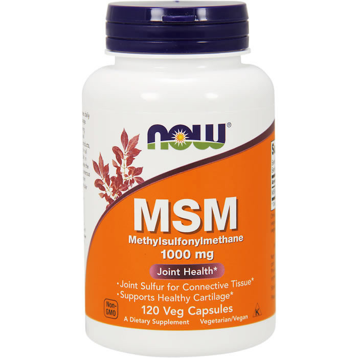 NOW MSM 1000 mg kapslid (120 tk)
