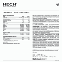 HECH Caviar Collagen Ruby Elixier kollageenijook peptiididega (11 000 mg)