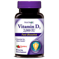 Natrol Vitamin D3 2000 IU närimistabletid (90 tk)