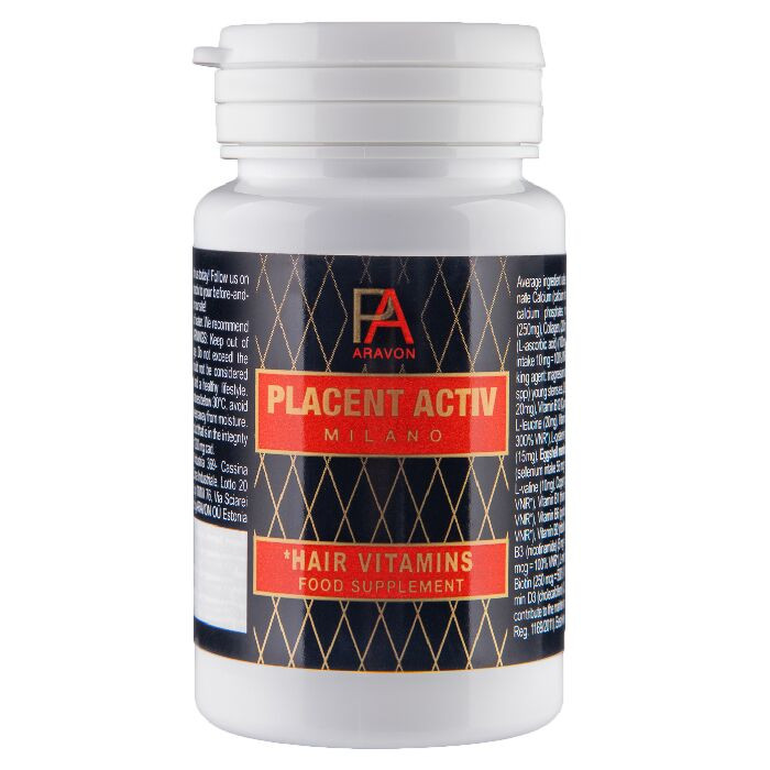 Placent Activ Milano juuksekasvu vitamiinid (60 tk)