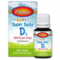 Carlson Baby's Super Daily D3 vitamiin (400iu, 10ml)
